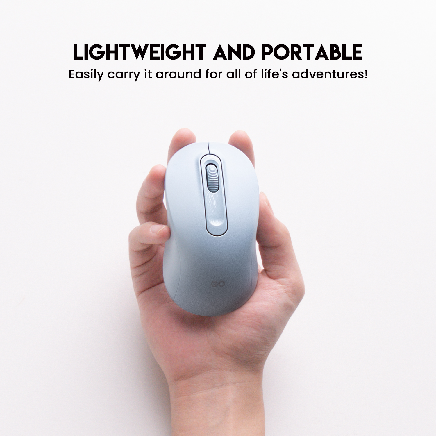 FANTECH GO W608 Wireless Mouse With 2.4GHz Wireless Connection Symmetrical Grip Adjustable DPI 1600 For Gaming Gammer Office Home AA Battery Included. 
