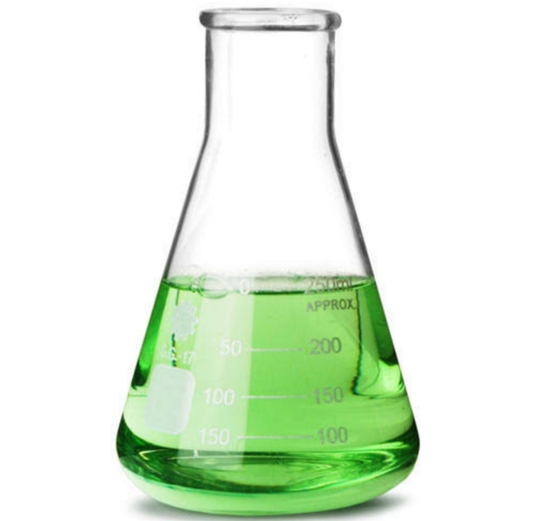 PYREX 250ML CONICAL FLASK GLASS FOR LABORATORY USE. 
