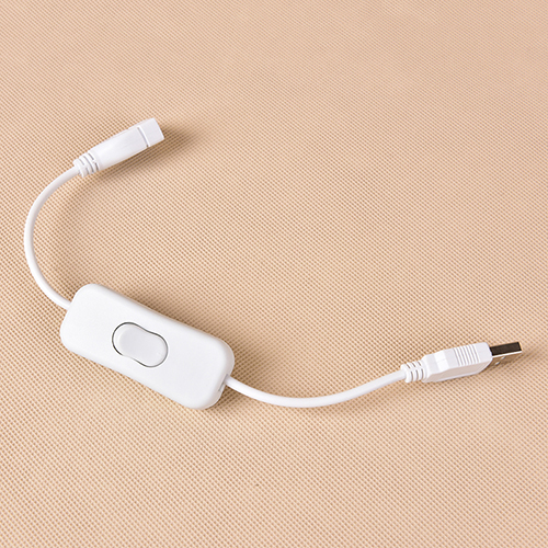 USB Cable Converter with Switch ON/OFF Cable Adapter Extension Toggle for USB Lamp USB Fan Power Supply Line. 