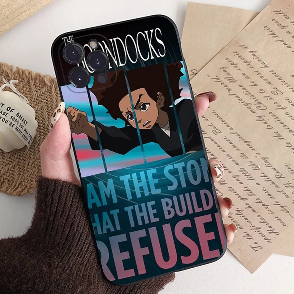 The Boondocks Phone Case Silicone Soft For Iphone 15 14 13 12 11 Pro Mini XS MAX 8 7 6 Plus X XS XR Cover. 