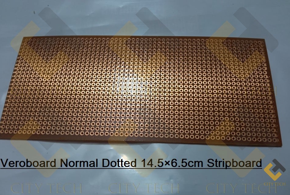 Veroboard Normal Dotted 14.5×6.5cm Stripboard Board PCB Printed Circuit Board For Prototyping Designing Weld Soldering Arduino DIY. 