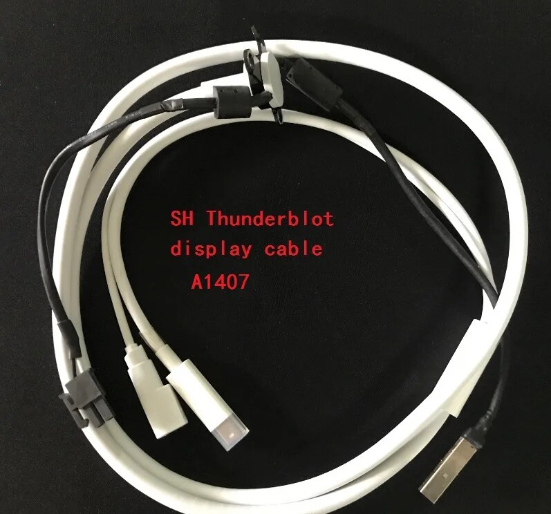 1PCS/LOT Thunderbolt Displayport cable for Apple 27 LED Display A1407 MC914. 
