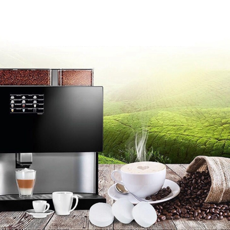 100Pcs Coffee Machines Cleaning Effervescent Tablets Universal Descaling Solution for All Types Coffee Machines. 