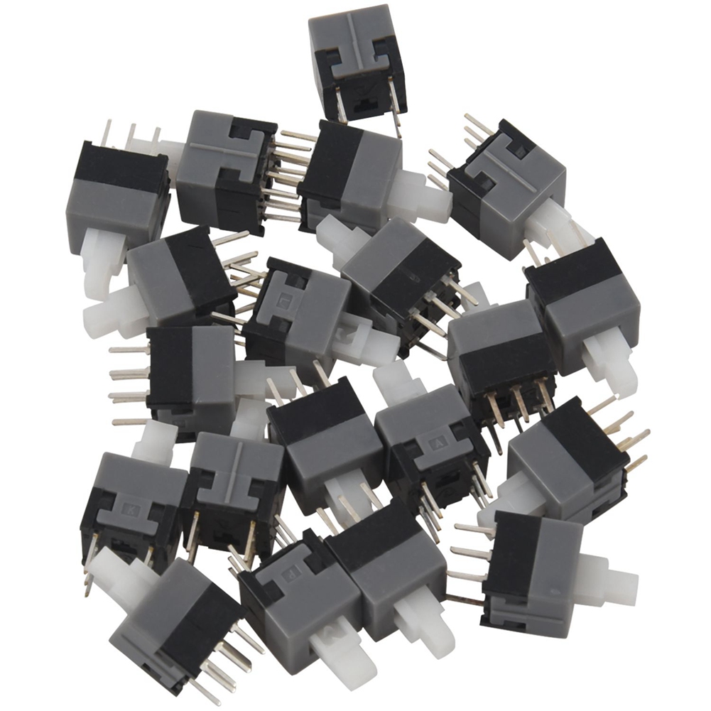 6 Pin DPDT Latching Tact Tactile Push Button Pushbutton Switch 40 Pcs. 
