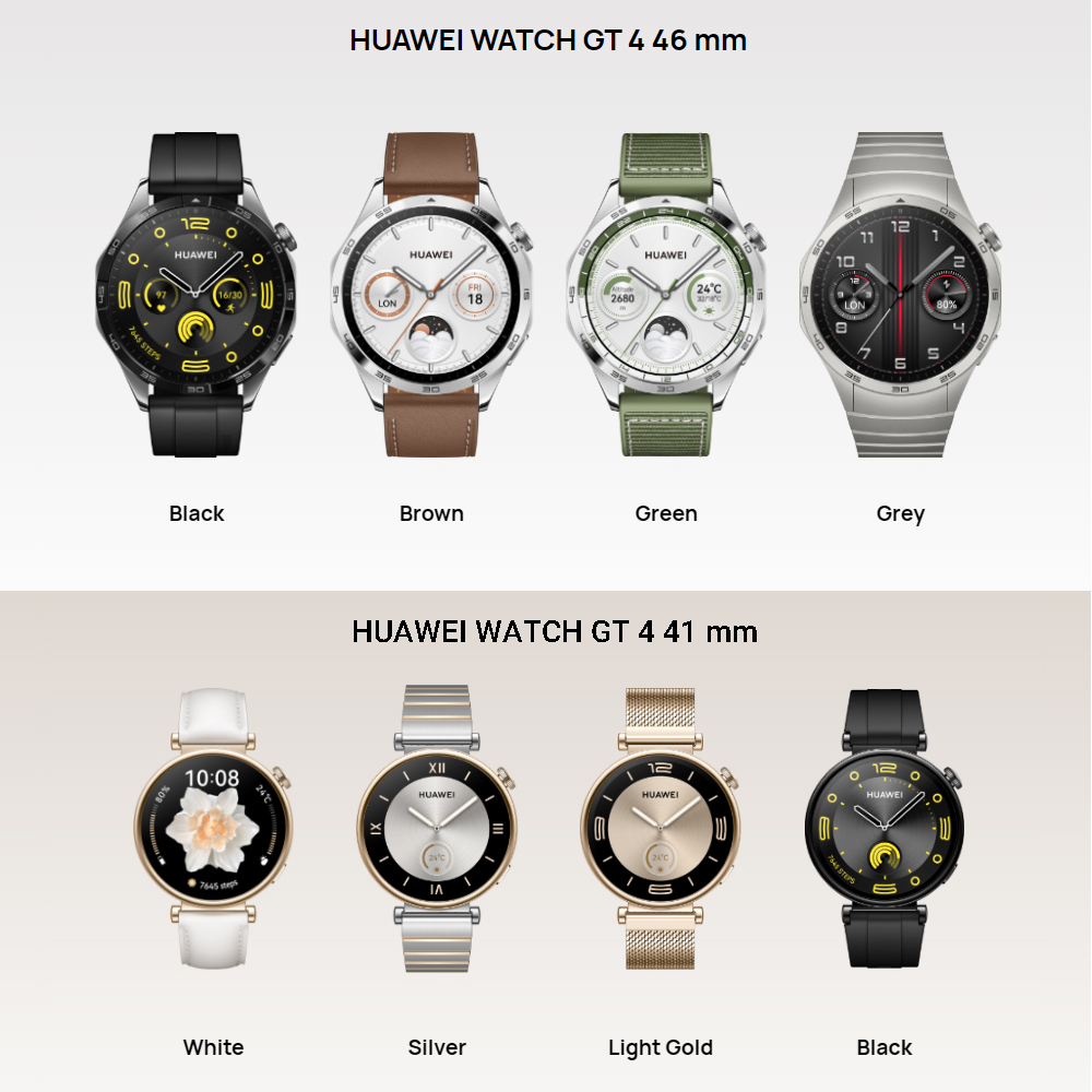 Smartwatch,HUAWEI Watch GT 4,Smart Watch,Custom Watch Faces,up to 14 days battery,HUAWEI TruSeen™ 5.5,Answer Bluetooth Calls. 