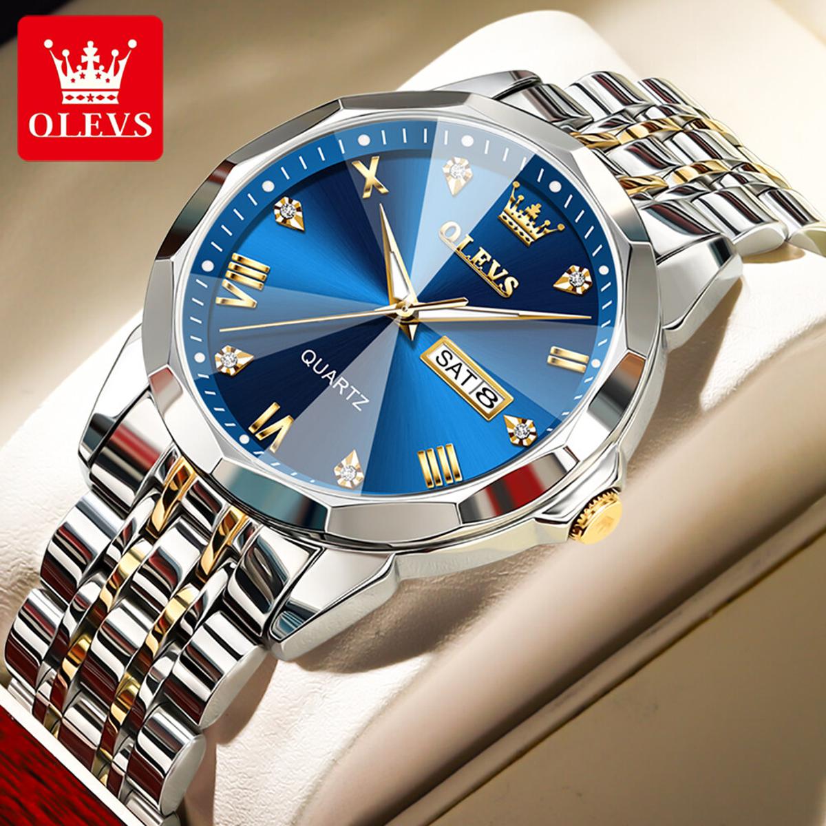 Olevs 9931 Replica Stainless Steel Top Brand Quartz Fashionable Wrist