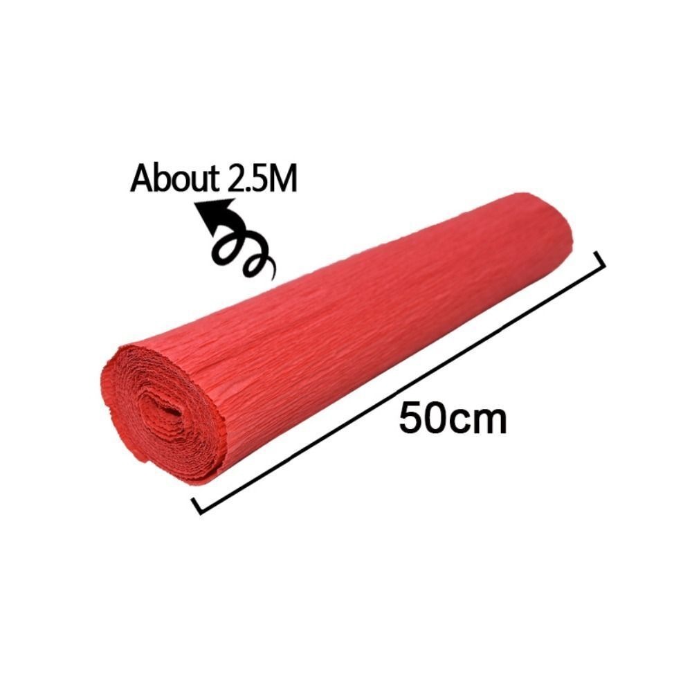 DIY Crepe Paper New Thickened wrinkled paper Production material paper Wrapping Paper Handmade flowers Packing Material. 
