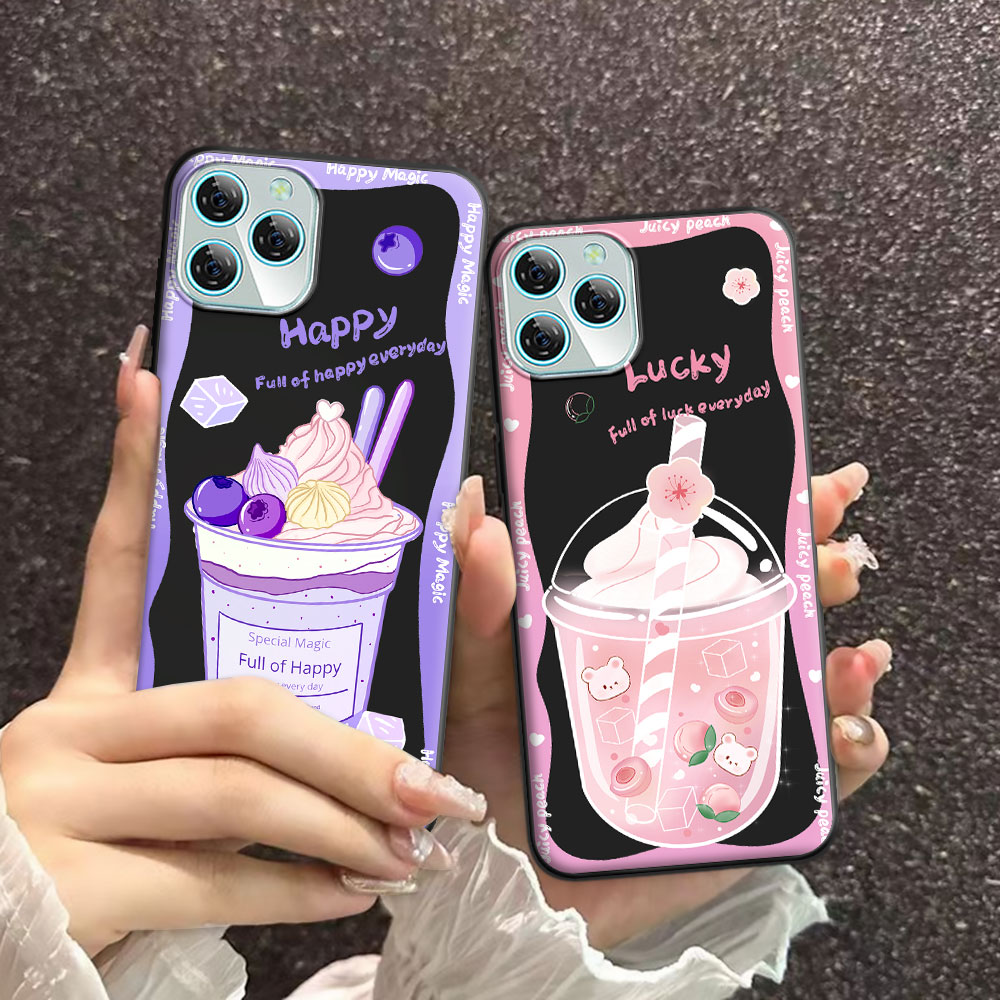 For Blackview A96 Case Cartoon Soft Silicone TPU Ice Cream Pattern Phone Case For BlackviewA 96 a96 New Back Cover Lovely Fundas