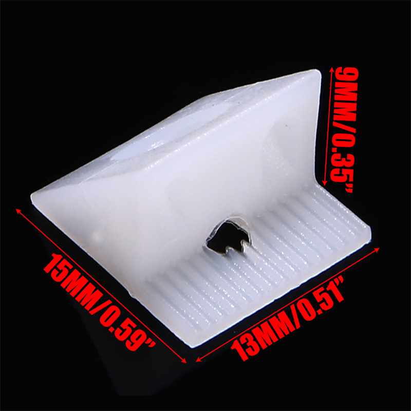50/100pcs Furniture Chest Drawer Bottom Repair Fixing Mending Wedges Drawer Angle Code Bracket Fastener with Screws. 