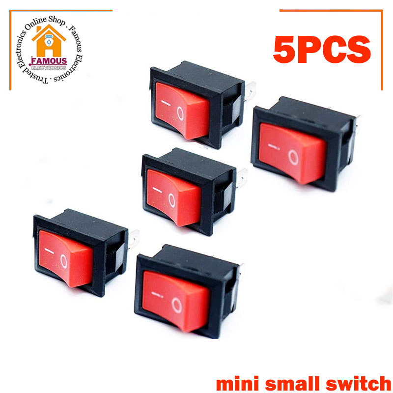 5 PCS Electronics Mini 2 Pin SPST on/OFF Switch for Electronic Circuit ...