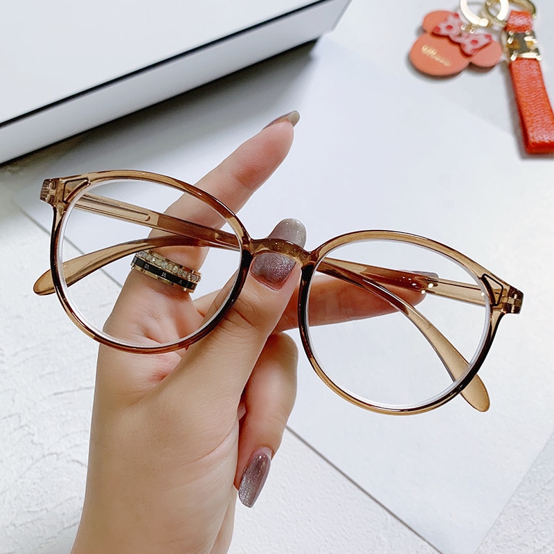 2021 New arrival Computer Glasses Frame Women Men Anti Blue Light Round Eyewear Blocking Glasses Optical Spectacle Eyeglass. 