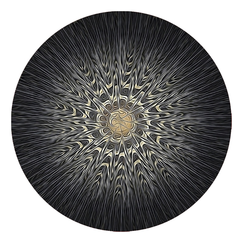 【happy one】Pad,Round Mouse Mat,Small Mousepad with Non-Slip Rubber. 