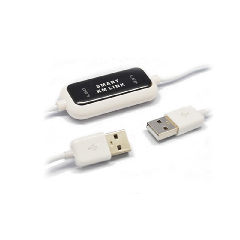 USB 2.0 KM Link PC to PC Keyboard Mouse Share Sync Data Link USB Extension Cable Data File Transfer USB Switch. 