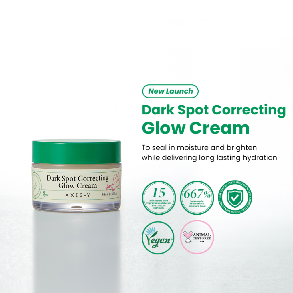 Axis-y Dark spot correcting glow cream 50ml. 