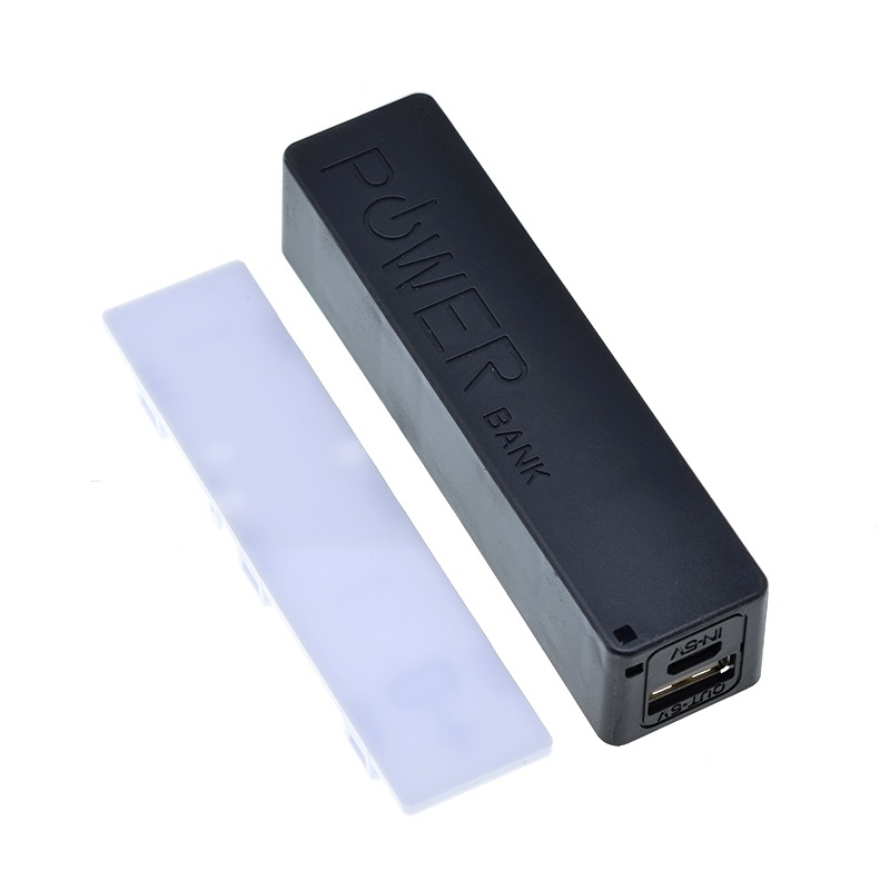 USB Power Bank Case Kit 18650 Battery Charger DIY Box Shell Kit Black For Arduino