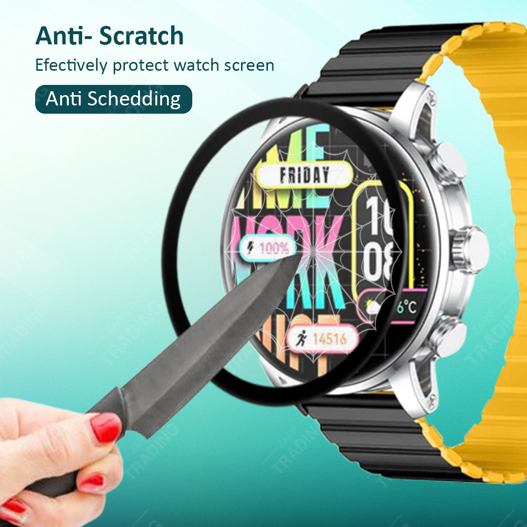 KIESLECT KR 2 Smart Watch Full Coverage Plastic Screen Protector. 