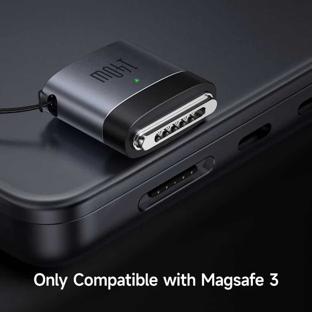 Mcdodo 140W USB-C to MagSafe 3 Portable Adapter For MacBook Air/Pro M1 M2 M3 OT-685. 