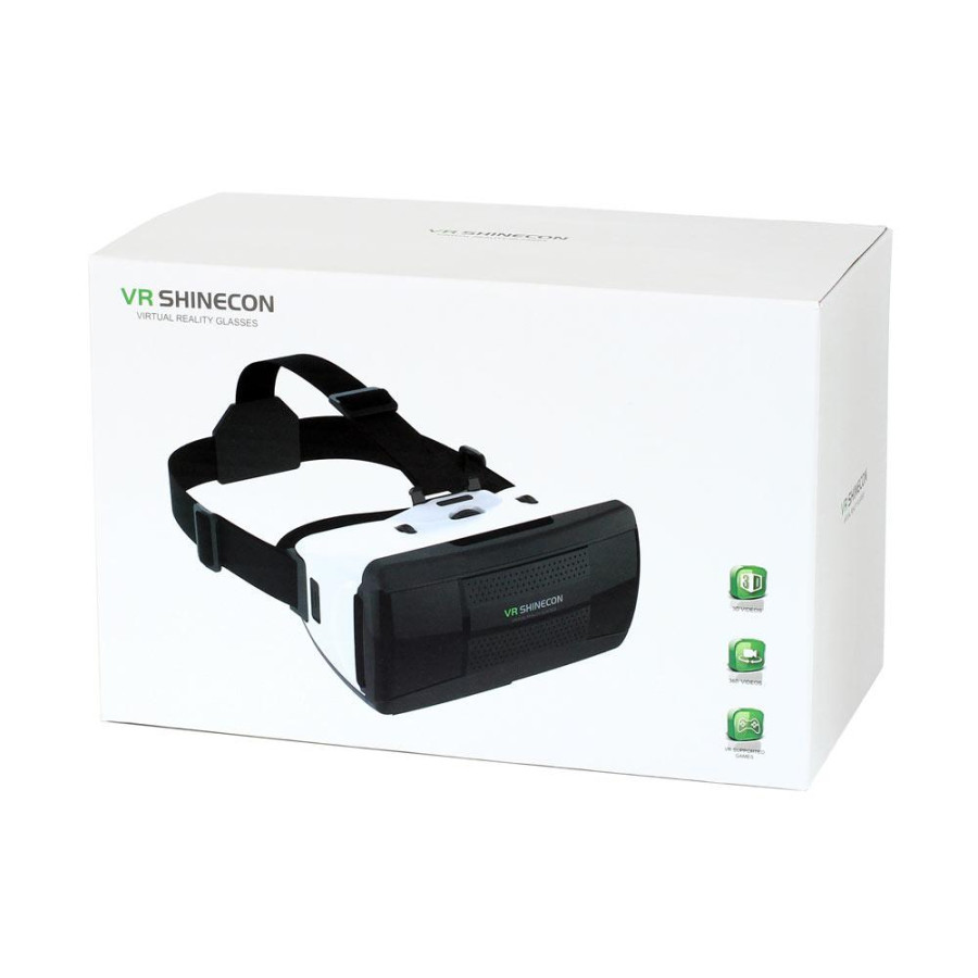 VR Shinecon G06B 3D Virtual Reality VR Box Gaming Glasses Headset 4.7-6.7 inch smartphones - Sleek Usage. 