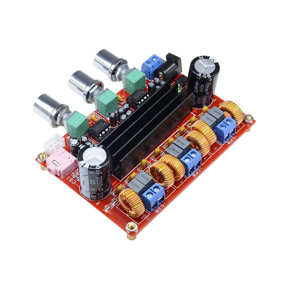 TPA3116 Amplifier Circuit 50Wx2+100W 2.1 Channel Digital Audio Amplifier TPA3116 D2 Subwoofer Amplifier Circuit For Speaker Power DC 12-24V Home Entertainment Receivers & Amplifiers