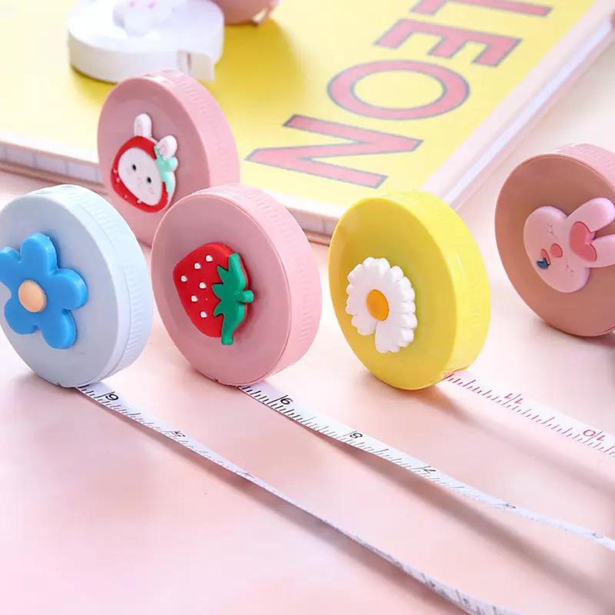 150cm/60 Tape Measure Portable Retractable Ruler Children Height Ruler Centimeter Inch Roll Tape Waist Measuring Tape-1Pcs