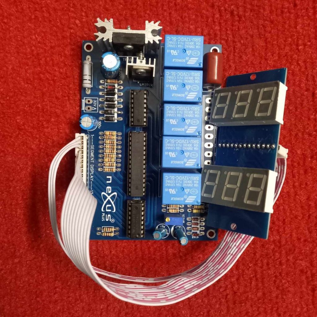 NEXUS 5 Relay DC 12V Voltage Stabilizer Circuit With Program IC 12V Stabilizer Circuit Adapters. 