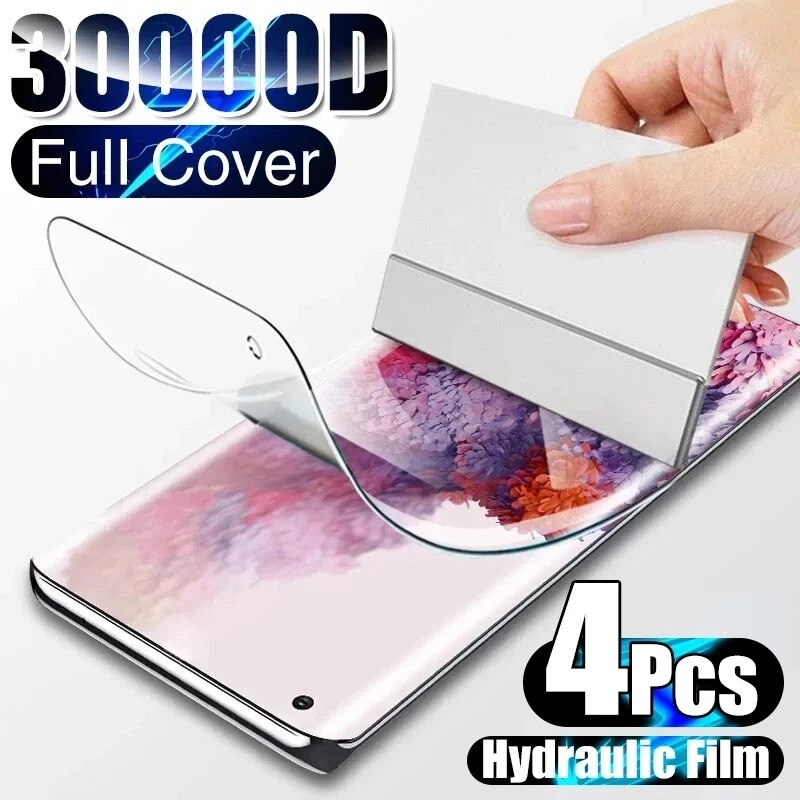 4PCS Hydrogel Film For Realme GT 5 Master Edition Explore Screen Protector For Realme GT Neo 5 3T 3 2 Pro Clear Front Soft Cover