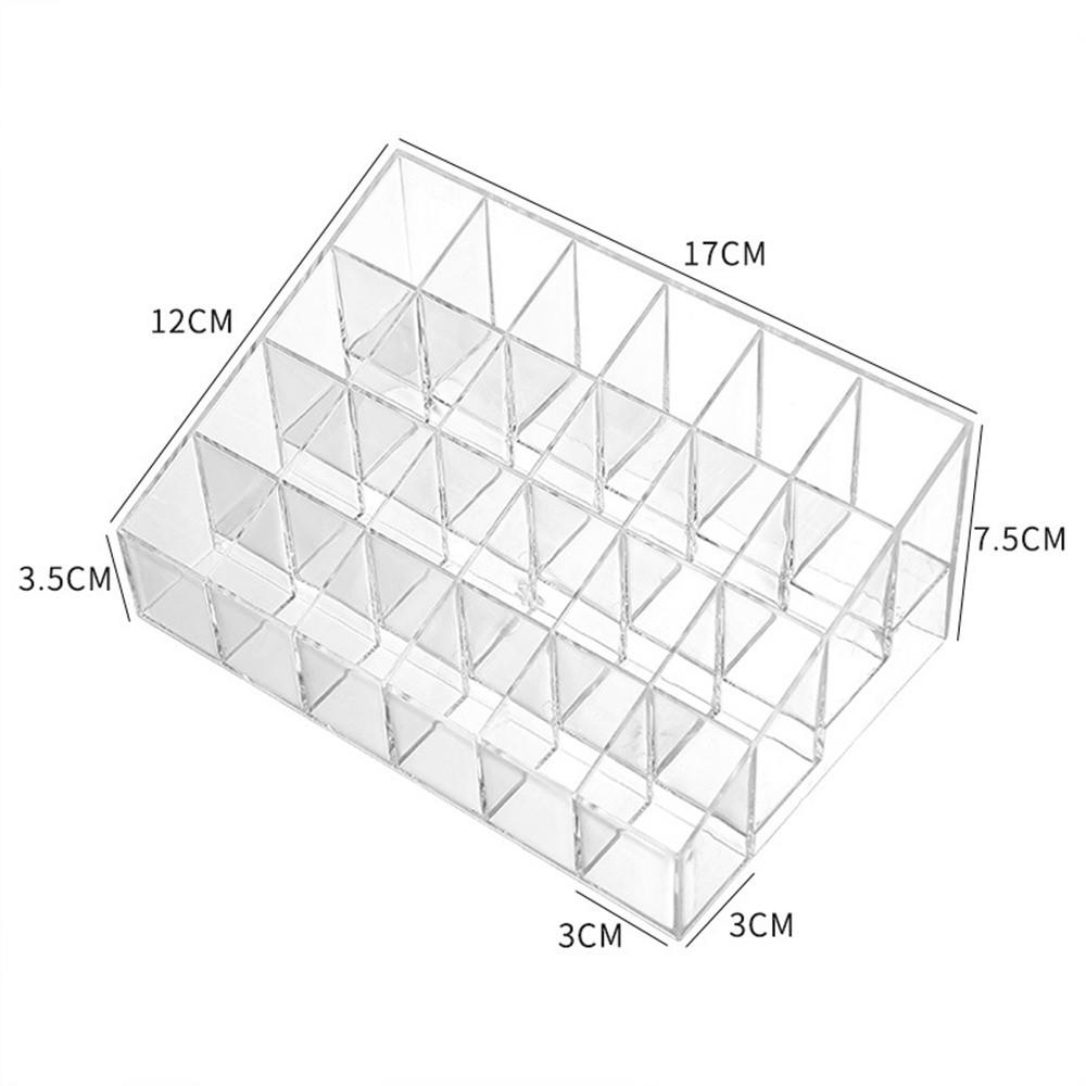 Lipstick Box Cosmetics Organizer Storage Box Lipstick Display Stand Nail Polish Holder. 