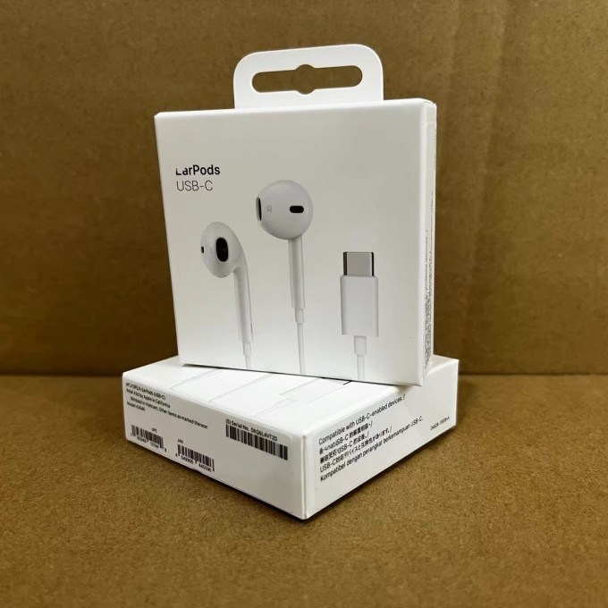 For iPhone 15 Pro Max USB-C Earpods Wired Type C