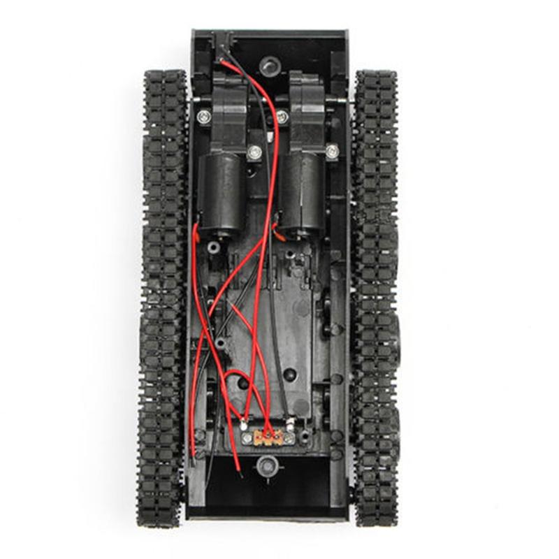 Rc Tank Smart Robot Tank Car Chassis Kit Rubber Track Crawler For Arduino 130 Motor Diy Robot Toys For Children. 