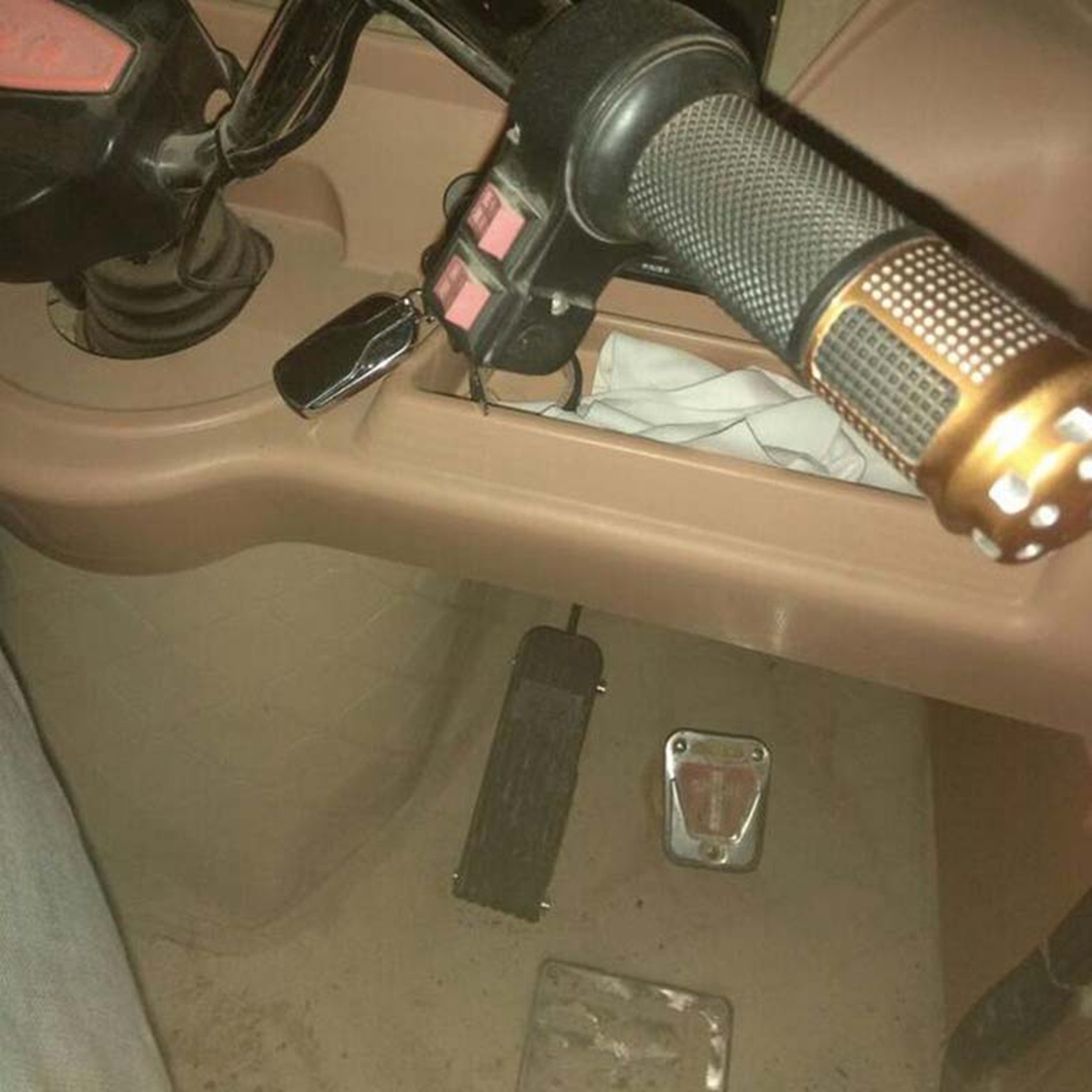 2X Foot Pedal Throttle Foot Pedal Accelerator Electric Car Accelerator Pedal Speed Control Bicycle Conversion Kit. 