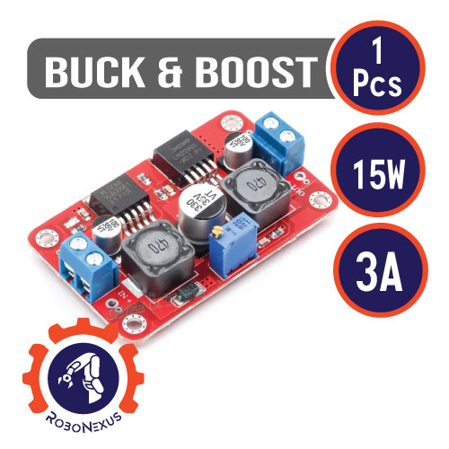 1pcs Buck and Boost 3A 15W Power Supply Converter LM2596 & XL6009 Step Down and Step Up Module Step Up / Down Voltage Regulator Board Voltage Input 3.5V-28V to 1.25V-26V Output Voltage