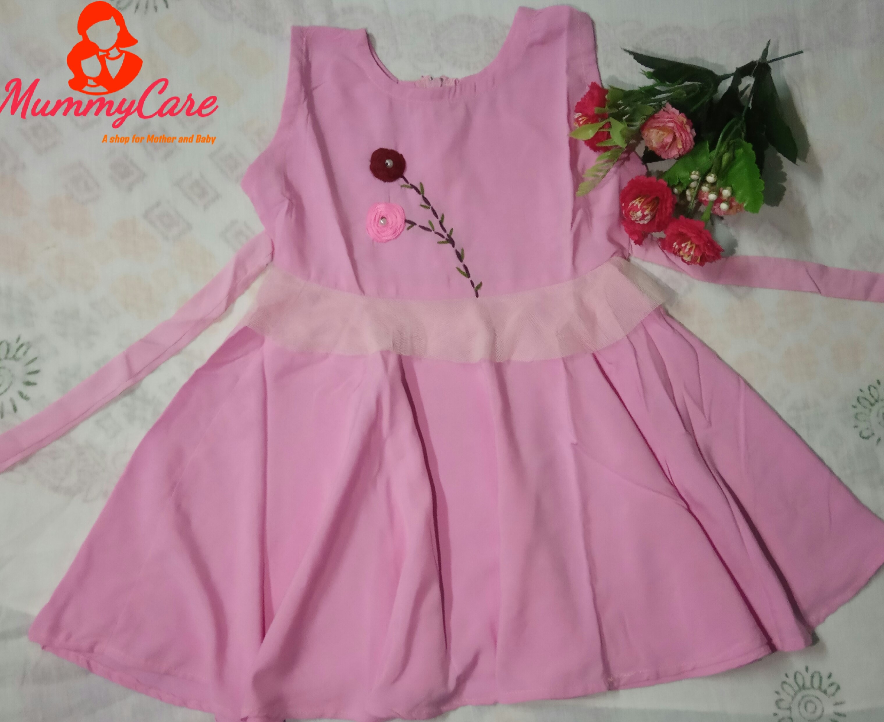 Baby girls fashionable beautiful frock for 0 - 7 years babies