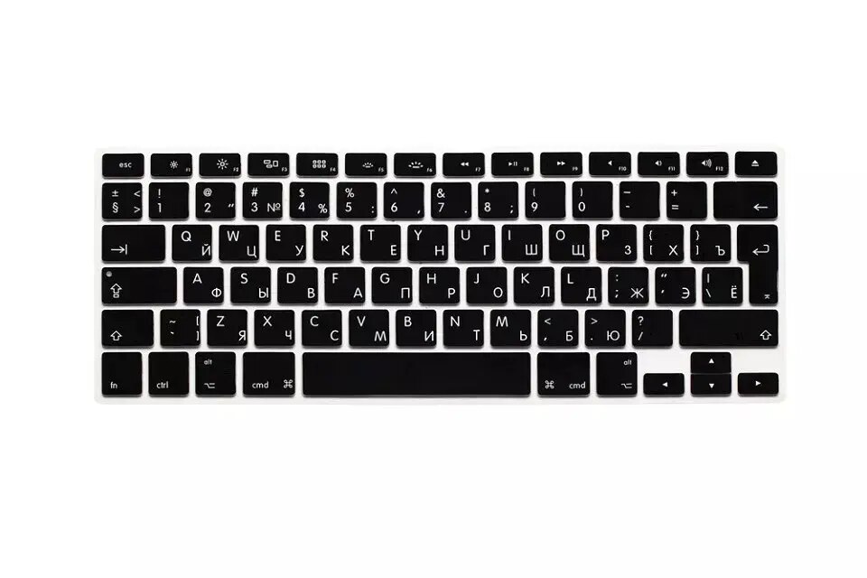 【Daily Necessities For Anyone Store】EU/UK Russian Gradient Colors Keyboard Cover Stickers Protector for MacBook A1278 A1425 A1466 A1398 A1286