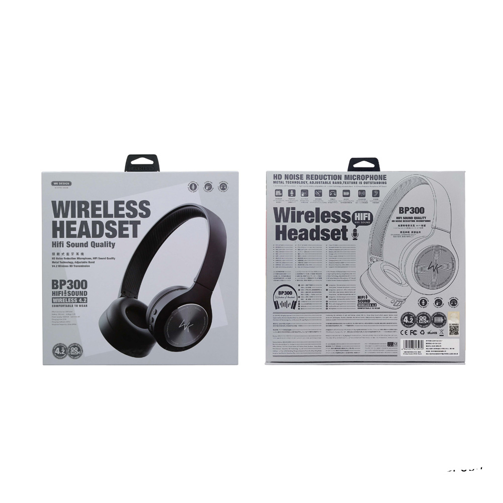 WK Design M2 High-Definition Audio Wireless Bluetooth Headphone. 