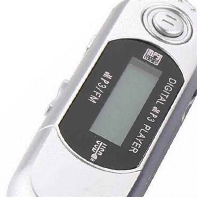 Mini MP3 Player USB 2.0 Small Flash Drive Multilanguage LCD Music Player with 3.5mm Audio Jack Automatic Shutdown Durable (A). 