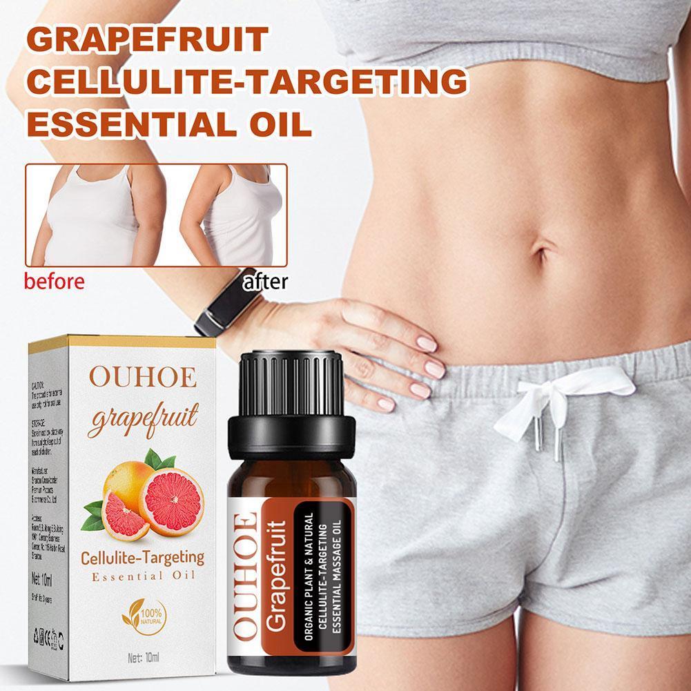 Grapefruit Cellulite-Targeting Essential Oil for Body Grapefruit Essential Oil for Cellulite Aromatherapy Cellulite Skin Bo K4Z9