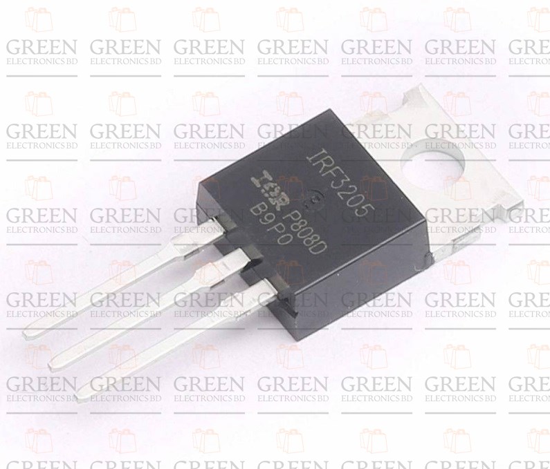 IRF3205 MOSFET IC A High-Quality Class A IRF 3205 N Channel Power MOSFET 3 Pin Transistor IC for Various Applications - Easy To Use. 