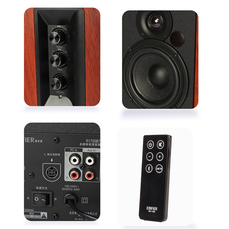 Edifier R1700BT Wireless Bluetooth HIFI Computer Speaker Subwoofer 2.0. 