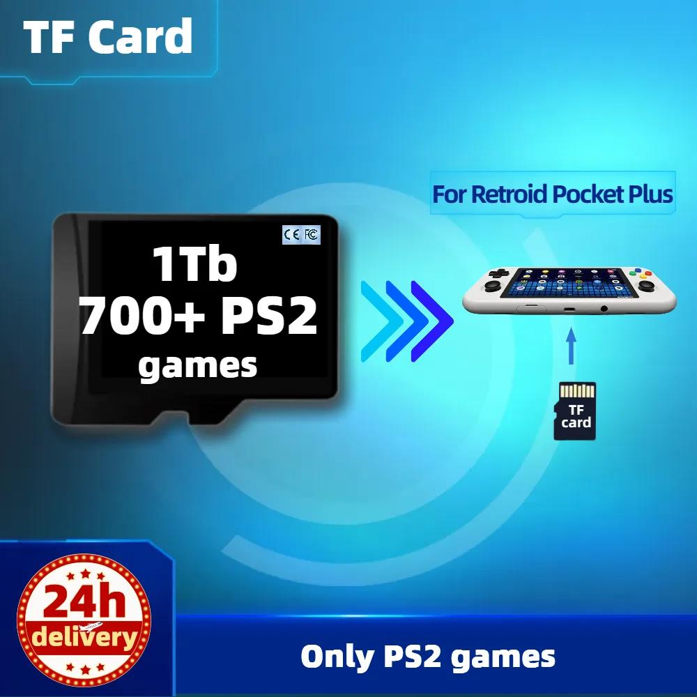 512GB Game Card Retroid Pocket 3 Plus Flip Memory 1T All Emulator Pre-installed Retro Games PS2 PSP portable Console Handheld. 