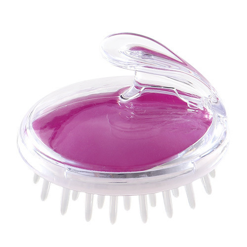 "Silicone Bath Brush, Transparent Head Massage Brush, Scalp Protection Shampoo Airbag Comb"
