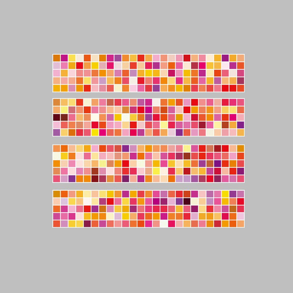 【3C VictoryEagle】cz041 Mosaic pattern tile stickers Waterproof Self-adhesive multi-color mixed