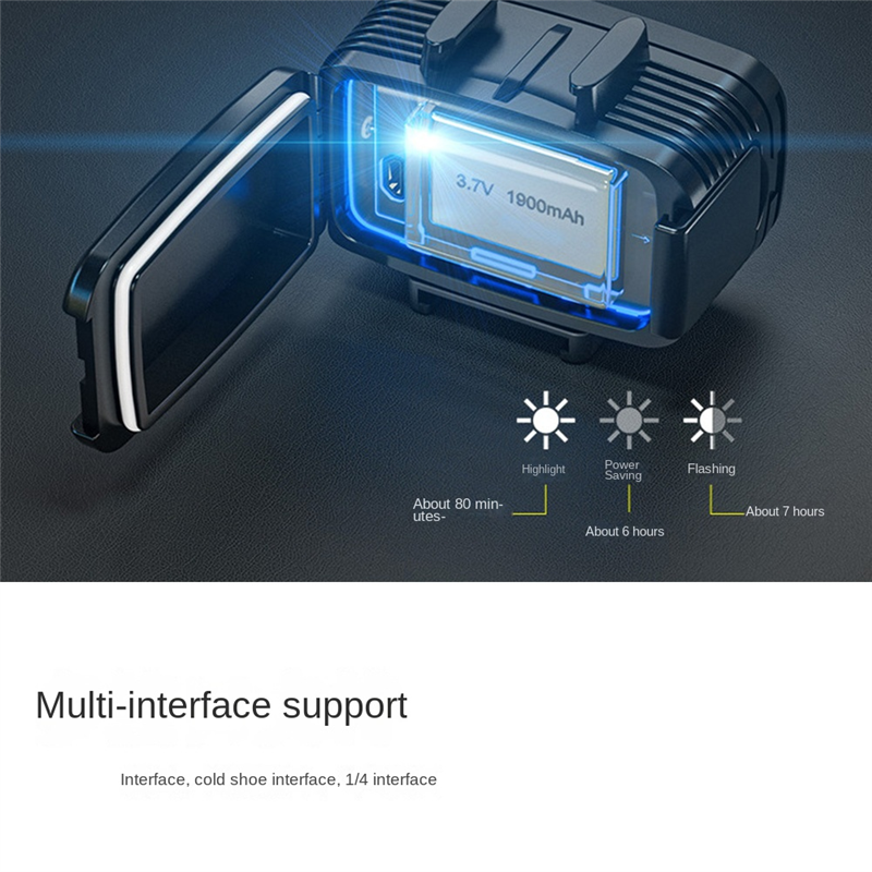40M Waterproof Underwater Diving Fill Light LED Video Light for Gopro Hero 10 9 8 Action Camera. 