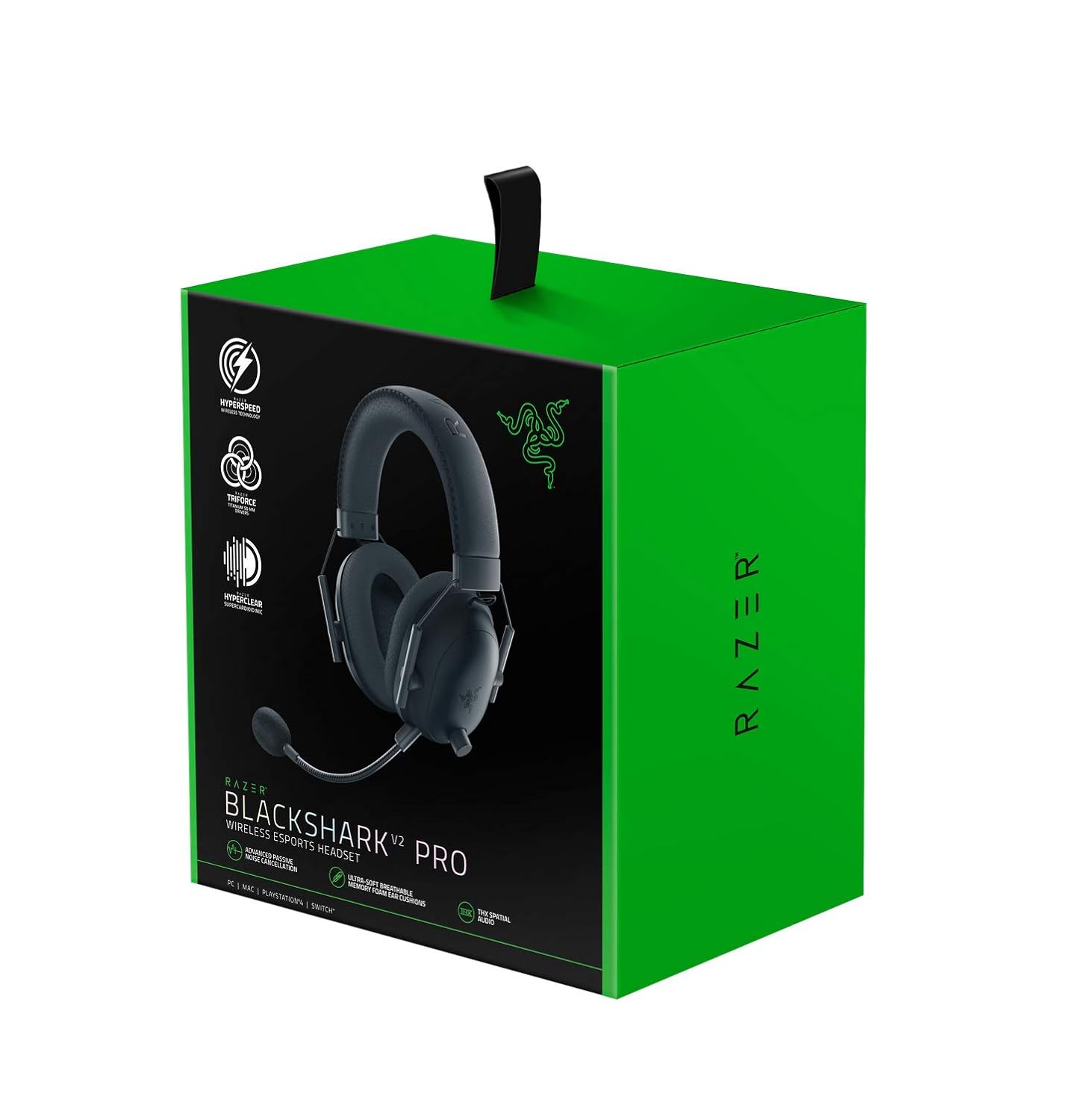 Razer BlackShark V2 Pro Black Wireless Gaming Headphone II plug and play with computer or xbox or console. 