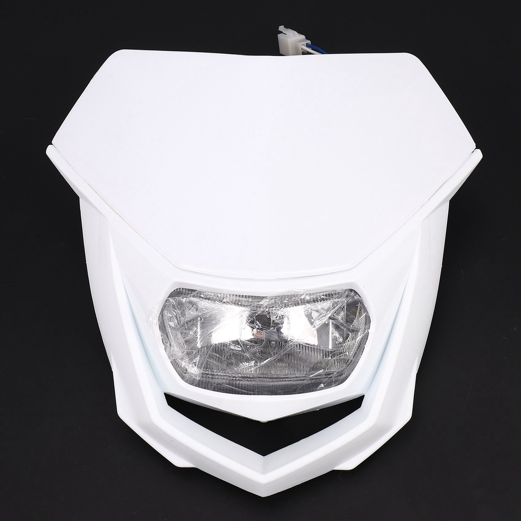 2X Universal Dual Sport Motorcycle Headlight Dirt Bike Head Light Lamp Motocross for Honda Xr Crf 150 230 250 450