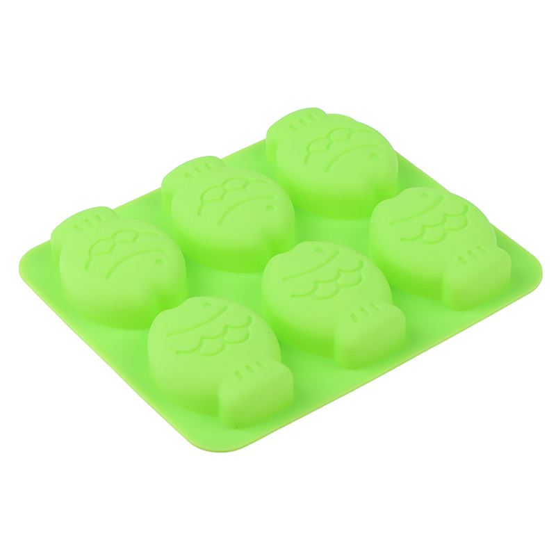 Fish Shape Fondant Cake Silicone Mold Handmade Soap Mold. 