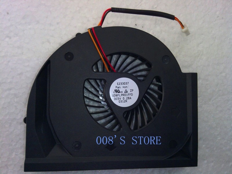 【2023】 New Cooler Fan For Lenovo For IBM Thinkpad W510 T510 60Y5494 60Y5493 UDQFLPR01FFD E233037 Notebook CPU Cooling. 