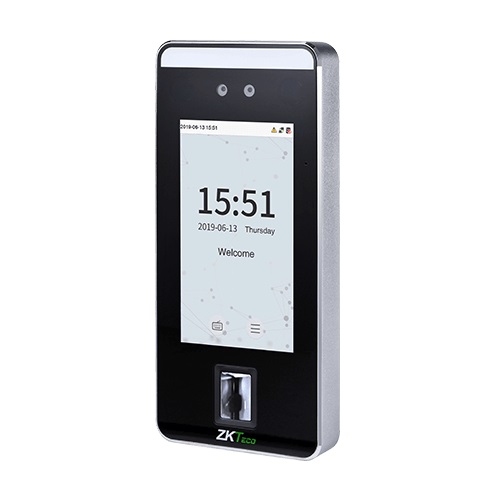 ZKTeco SpeedFace-V5L Biometric Time Attendance and Access Control Terminal with Adapter
