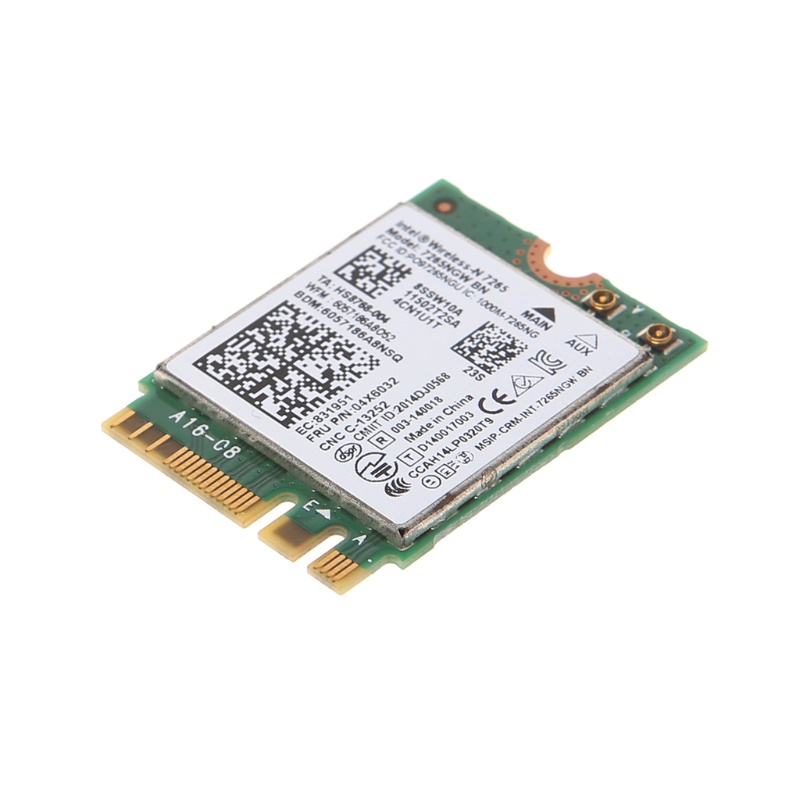 btsg For Intel Wireless-N 7265 7265NGW BN Dual Band 2x2 Wi-Fi Bluetooth-compatible. 