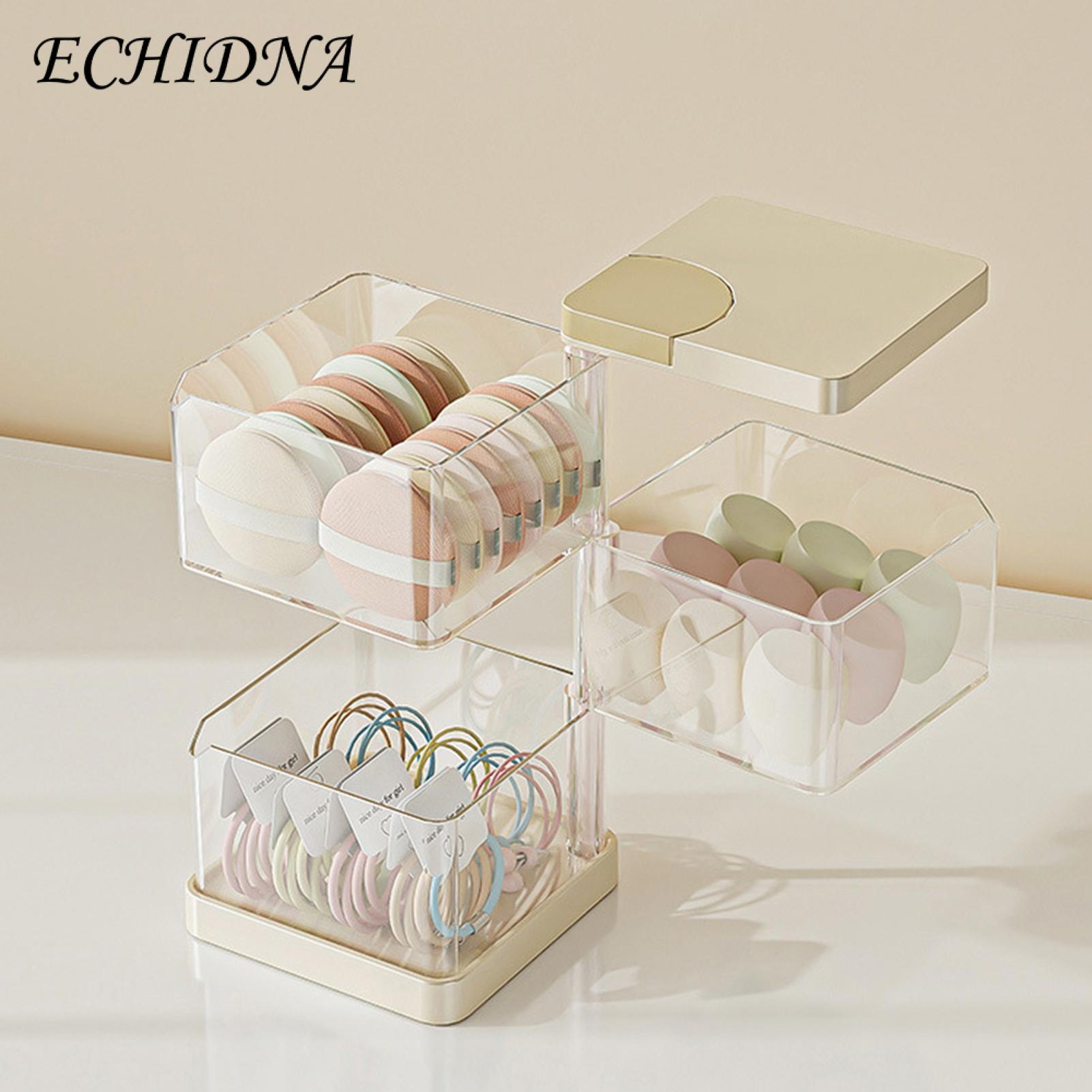 Transparent Stackable Storage Bin U-shaped Rotatable Cosmetic Storage Box Multi-layer Organizer for Beauty Products Breathable Moisture-proof Buyers' Choice Transparent Storage Box. 
