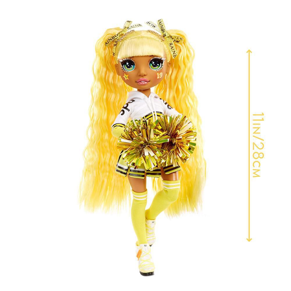 Rainbow High Cheerleader Ruby Anderson Doll | Size: 11inch/28cm | Fully Movable | Arms And Legs Can Be Bend. 